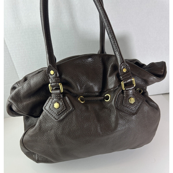 Marc by Marc Jacobs Classic Q Pebbled Leather Drawstring Satchel Bucket Bag - Picture 4 of 16